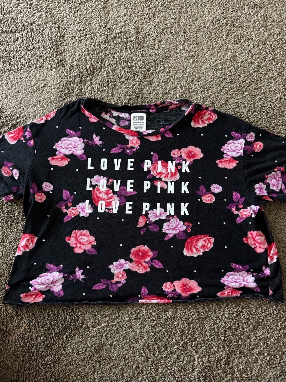 Victoria’s Secret crop top with rhinestones size XS